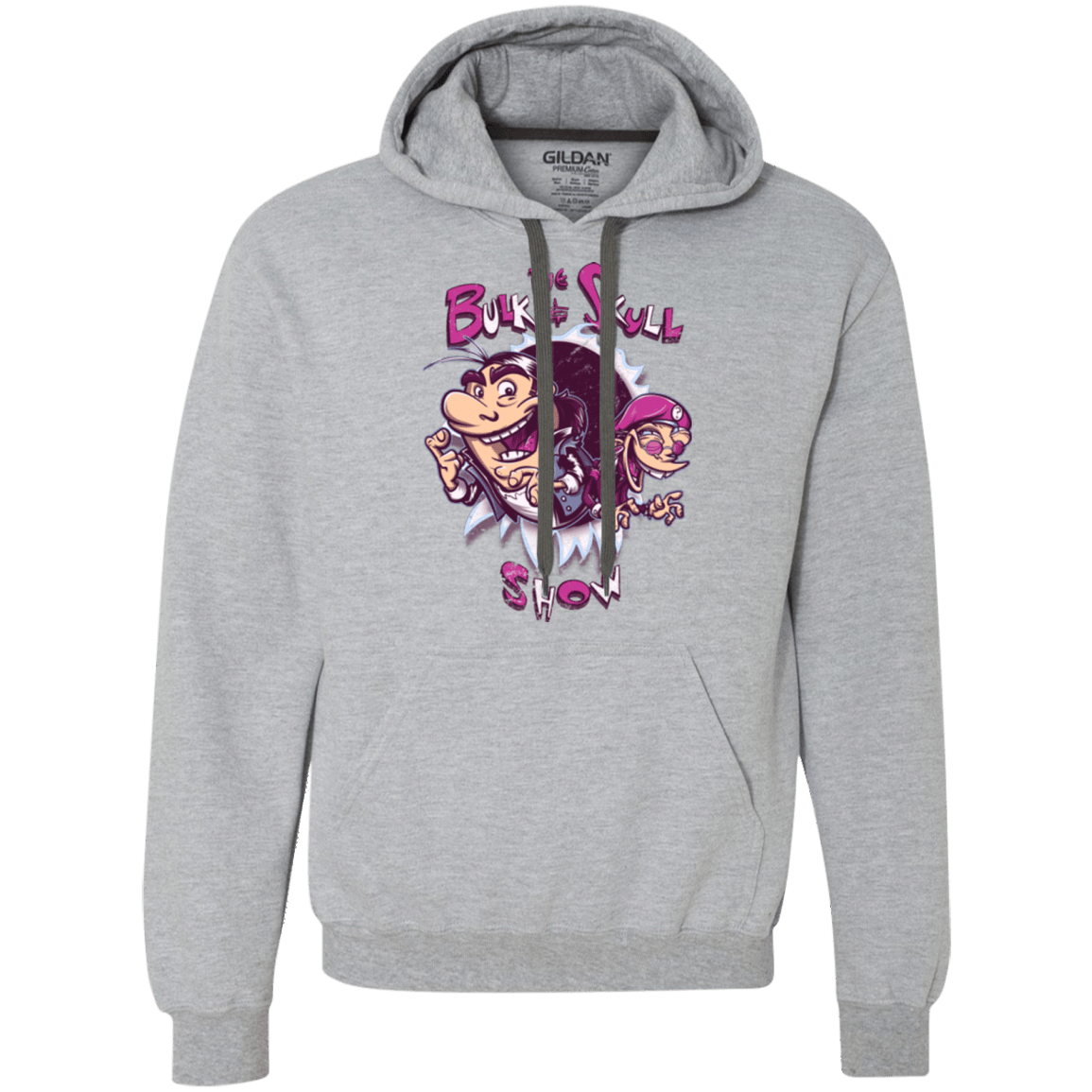 Sweatshirts Sport Grey / Small Bulk and Skull Show Premium Fleece Hoodie