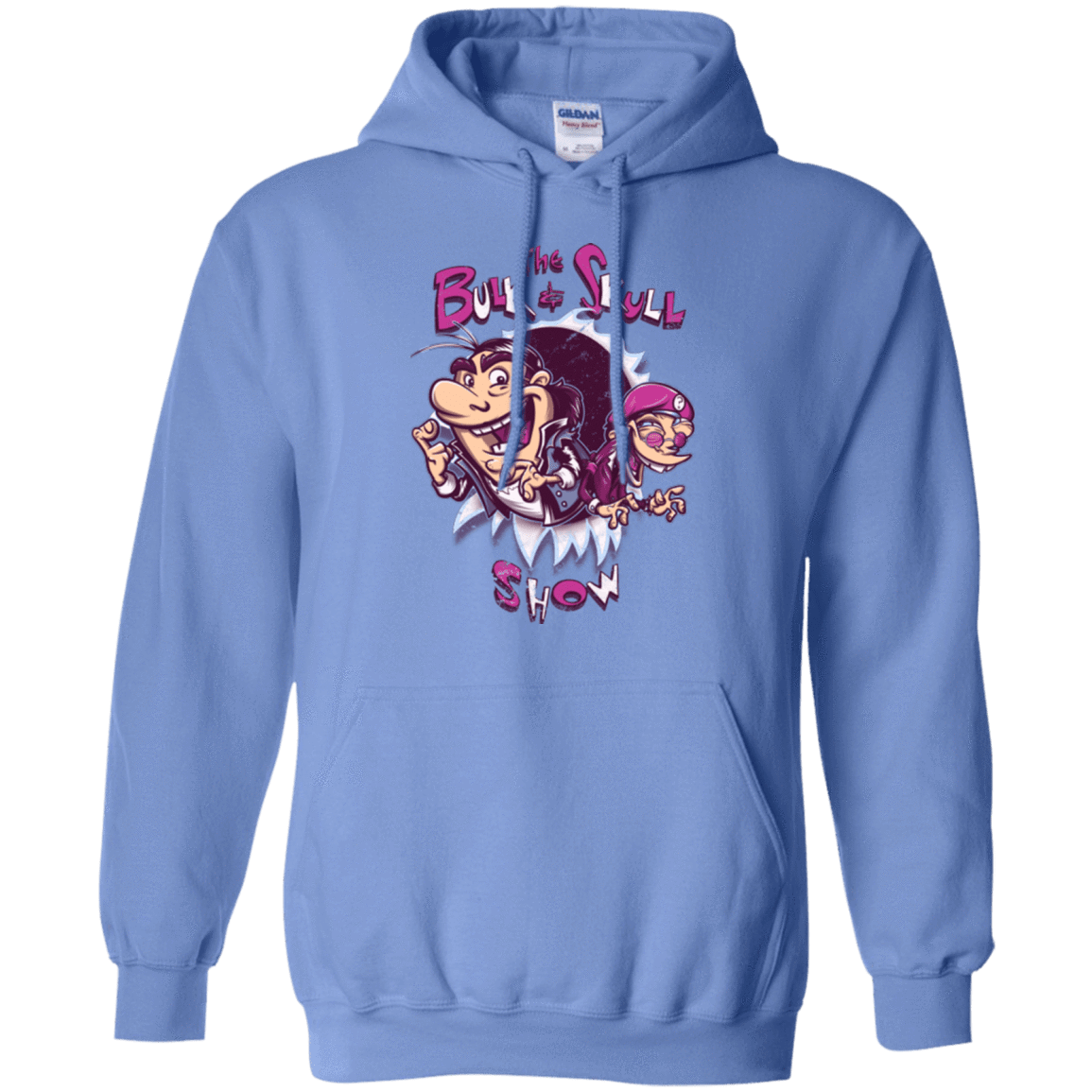 Sweatshirts Carolina Blue / Small Bulk and Skull Show Pullover Hoodie