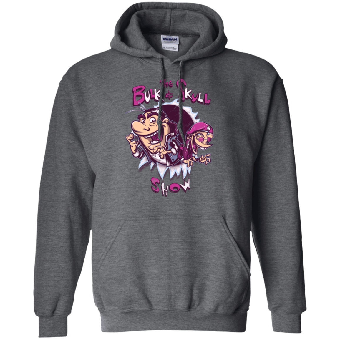 Sweatshirts Dark Heather / Small Bulk and Skull Show Pullover Hoodie