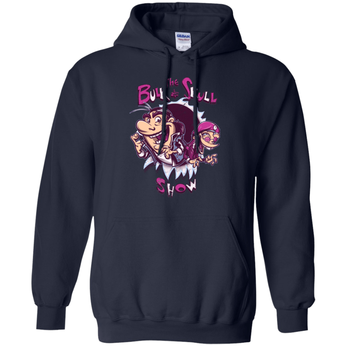 Sweatshirts Navy / Small Bulk and Skull Show Pullover Hoodie