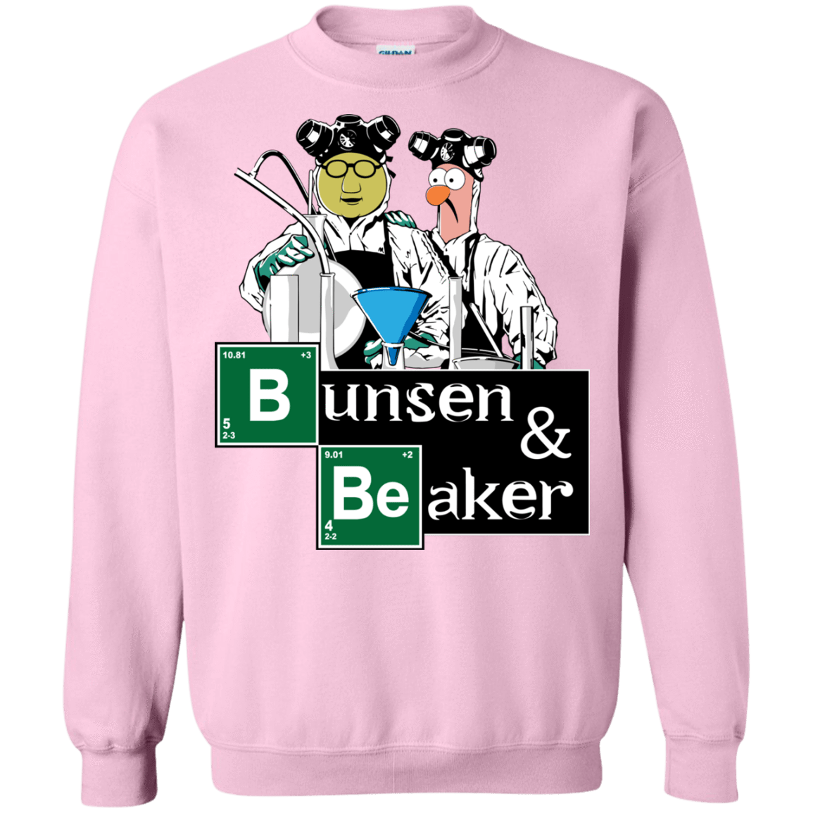 Sweatshirts Light Pink / Small Bunsen & Beaker Crewneck Sweatshirt