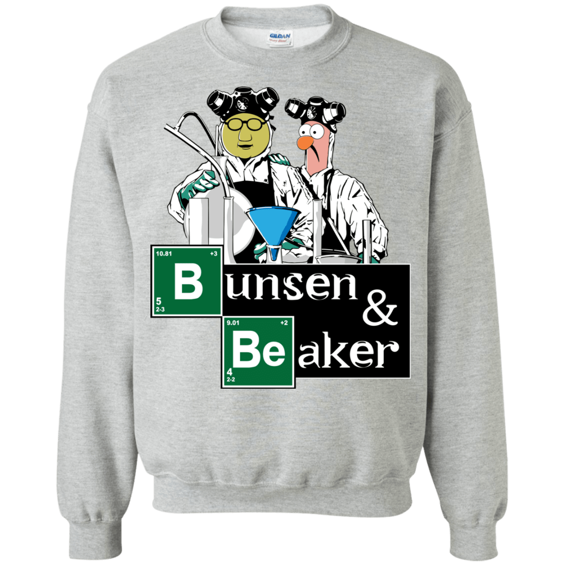 Sweatshirts Sport Grey / Small Bunsen & Beaker Crewneck Sweatshirt