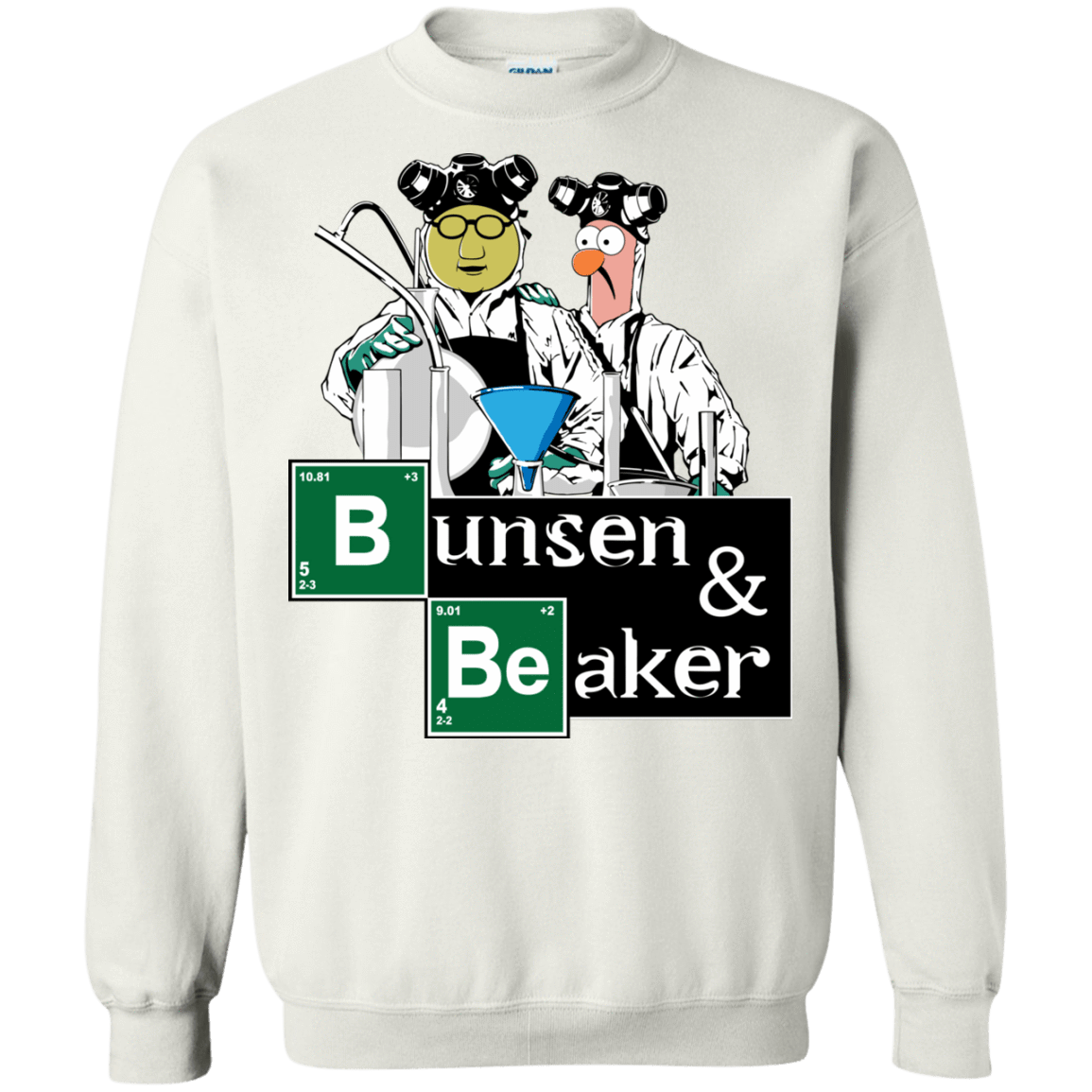 Sweatshirts White / Small Bunsen & Beaker Crewneck Sweatshirt