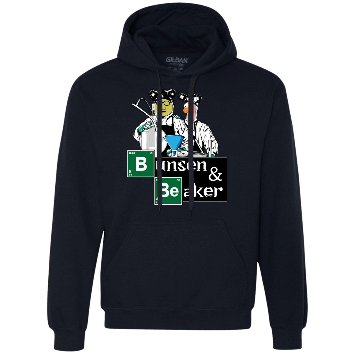 Sweatshirts Navy / Small Bunsen & Beaker Premium Fleece Hoodie