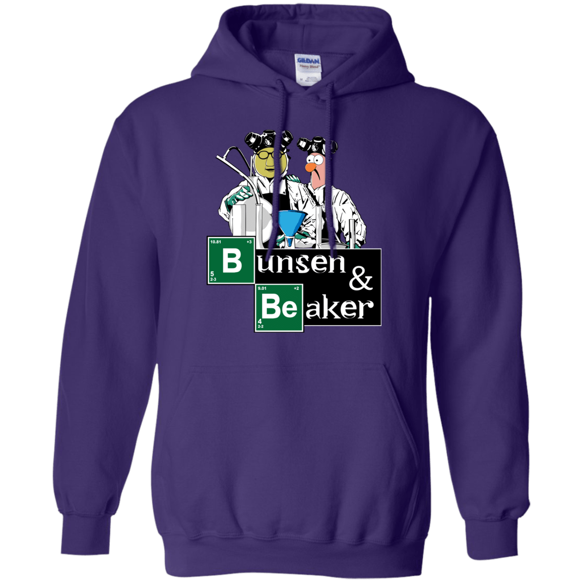 Sweatshirts Purple / Small Bunsen & Beaker Pullover Hoodie