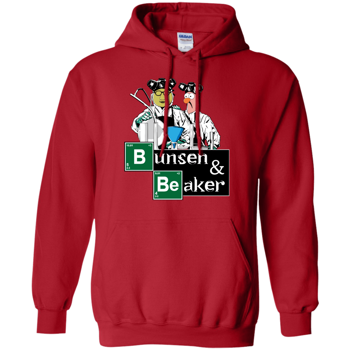 Sweatshirts Red / Small Bunsen & Beaker Pullover Hoodie