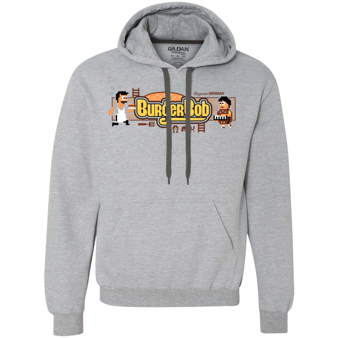 Sweatshirts Sport Grey / Small Burger Bob Premium Fleece Hoodie
