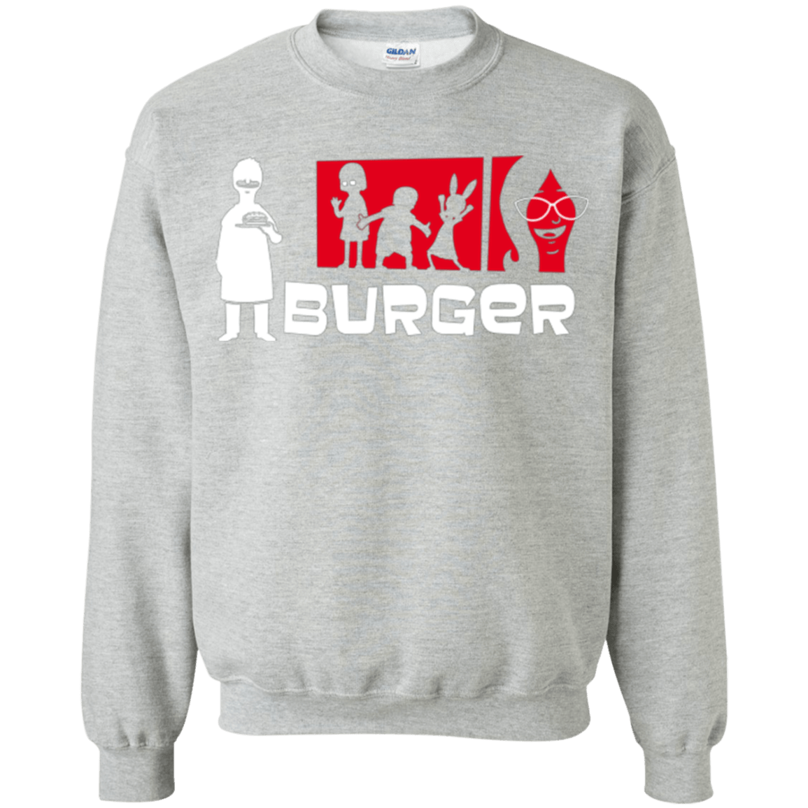 Sweatshirts Sport Grey / S Burger Crewneck Sweatshirt