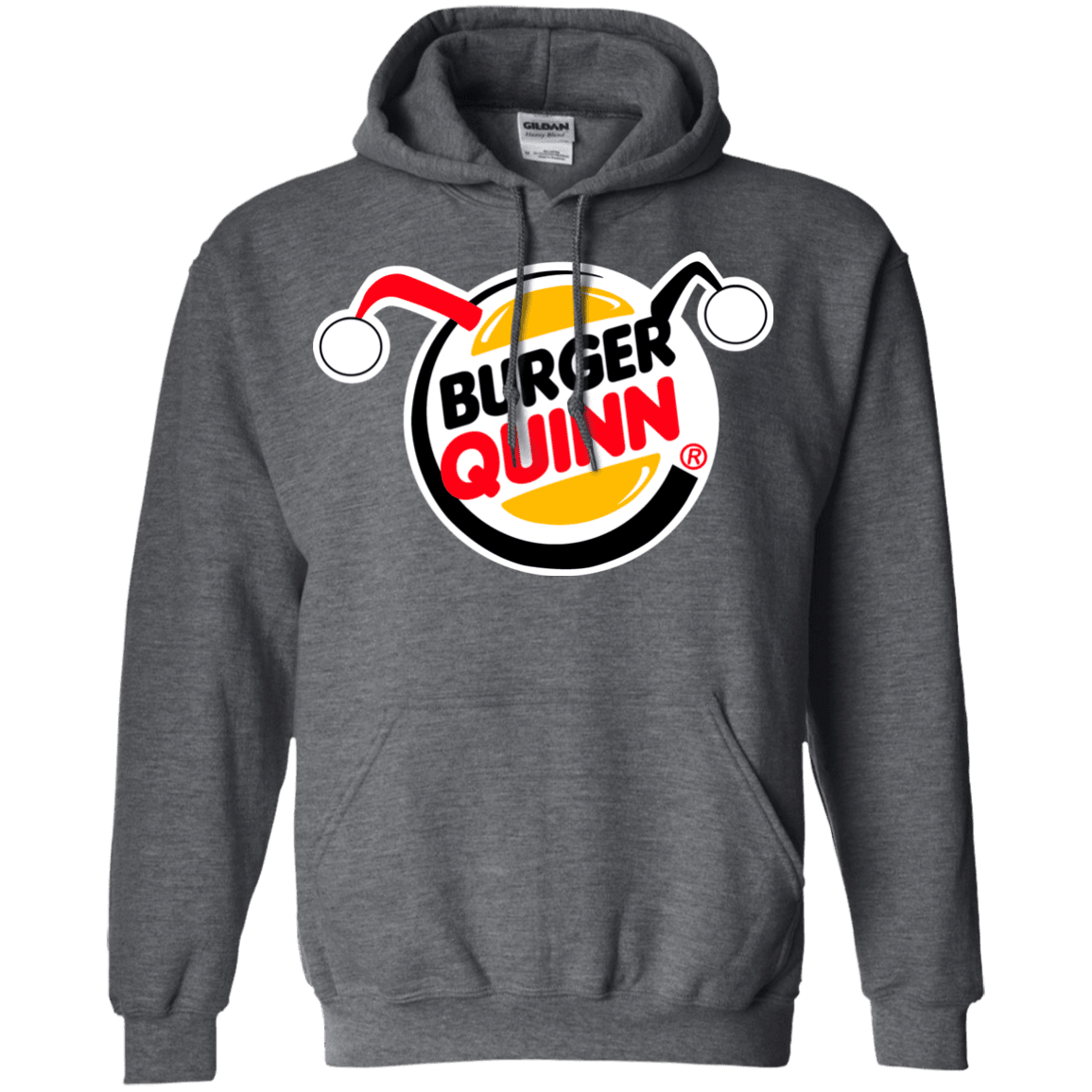 Sweatshirts Dark Heather / Small Burger Quinn Pullover Hoodie