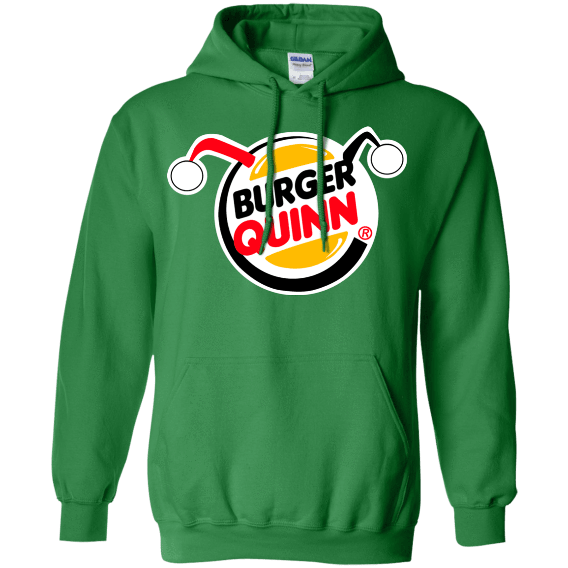 Sweatshirts Irish Green / Small Burger Quinn Pullover Hoodie