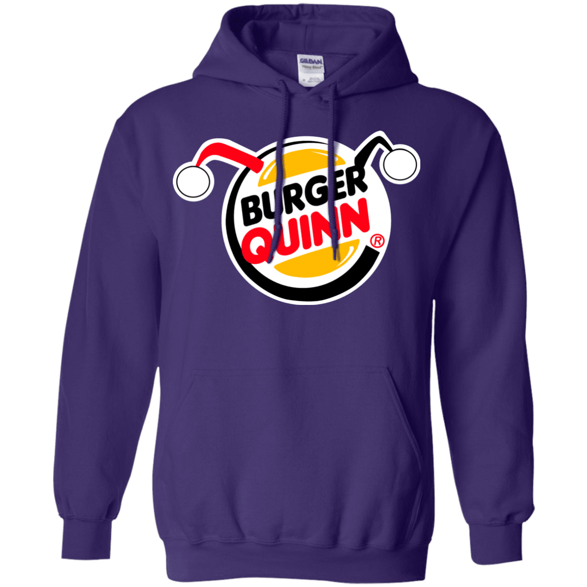 Sweatshirts Purple / Small Burger Quinn Pullover Hoodie