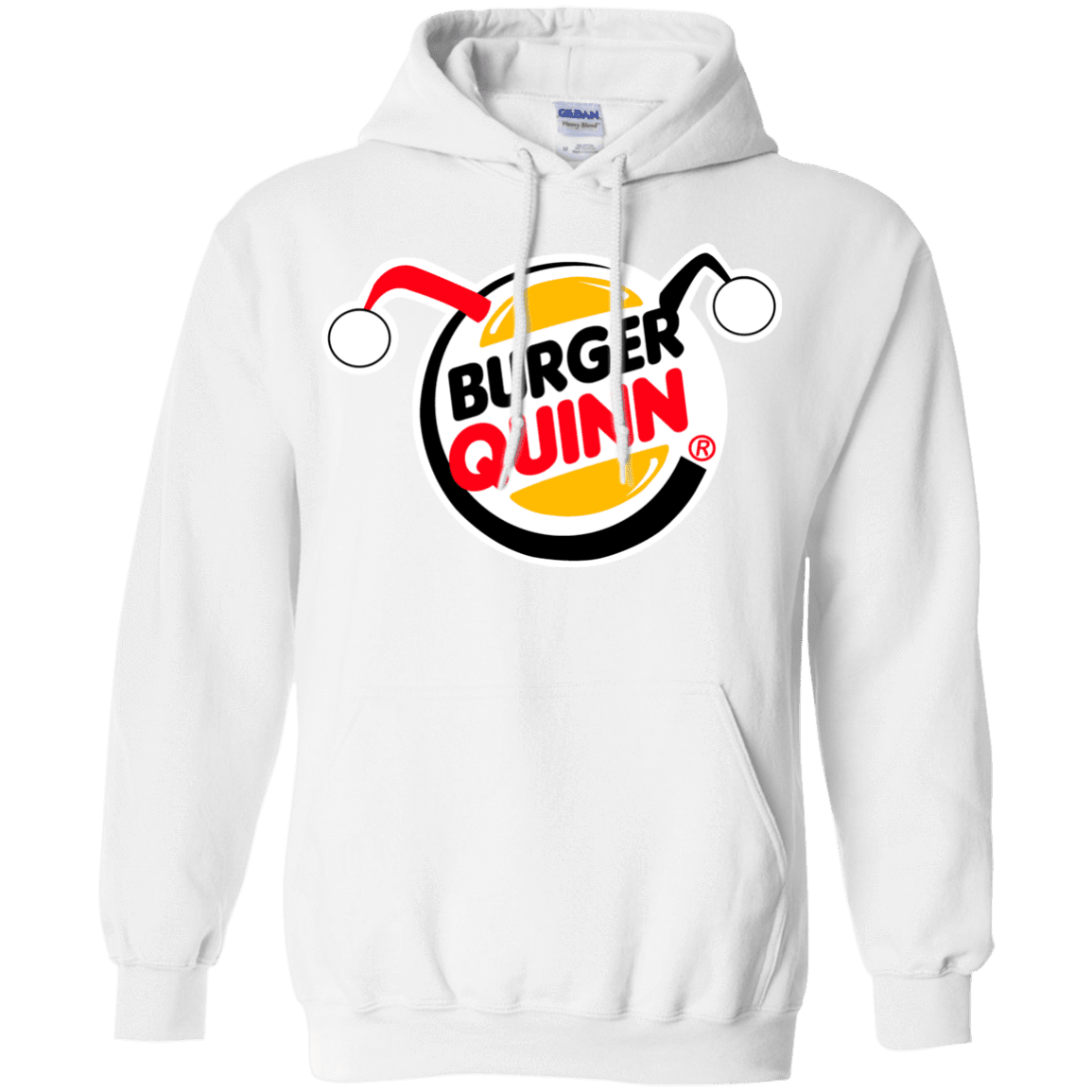 Sweatshirts White / Small Burger Quinn Pullover Hoodie