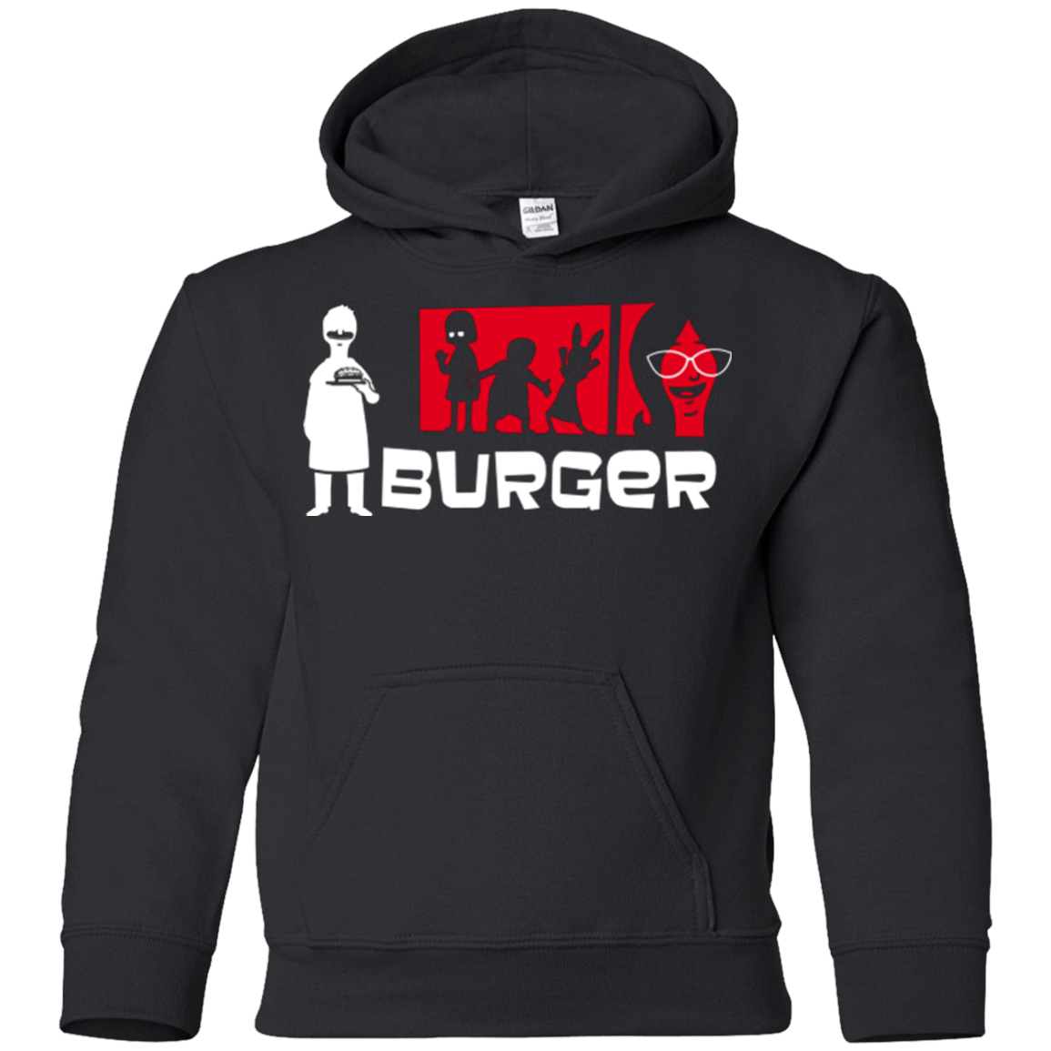 Sweatshirts Black / YS Burger Youth Hoodie