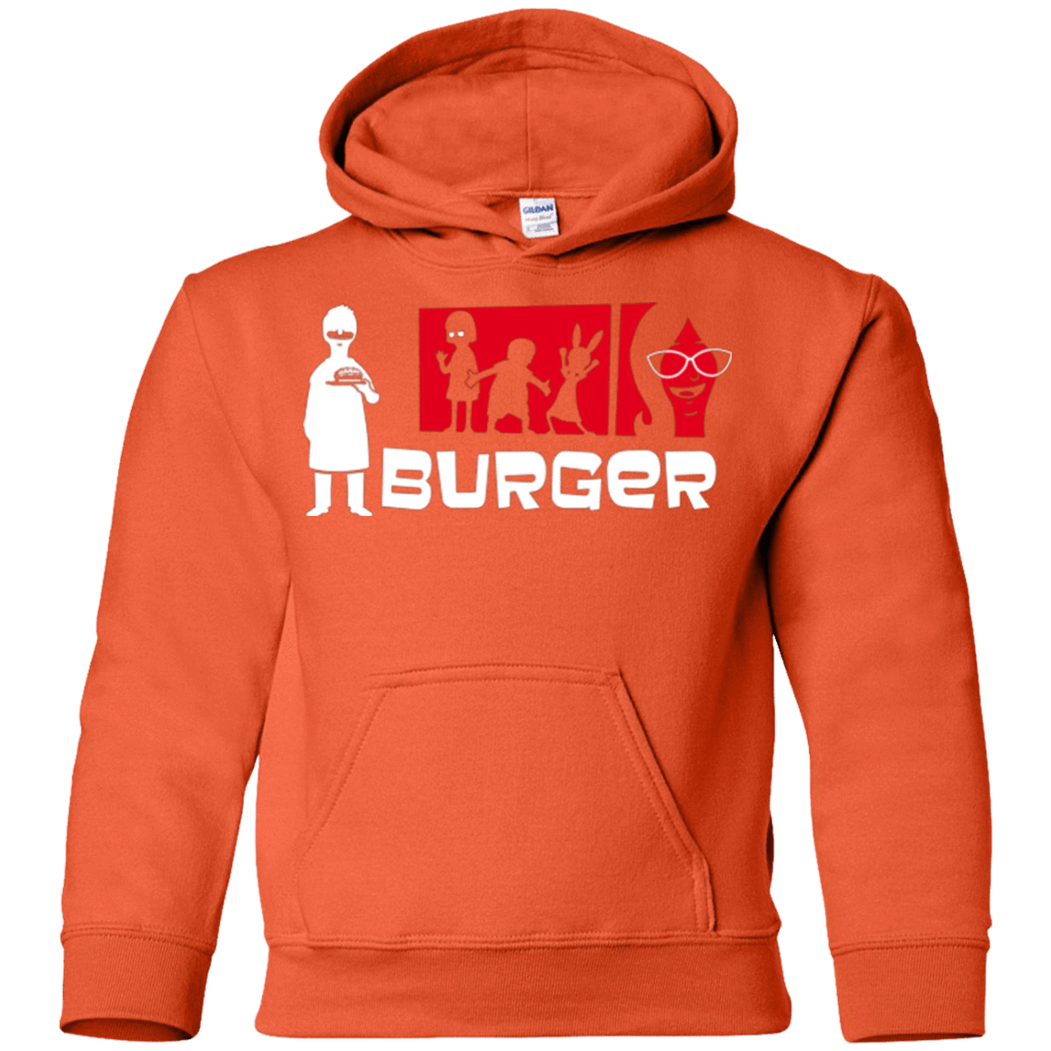 Sweatshirts Orange / YS Burger Youth Hoodie