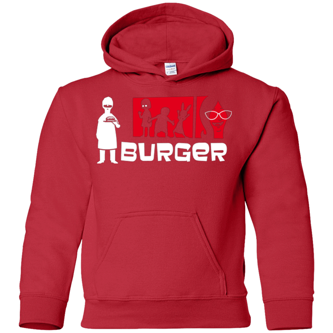 Sweatshirts Red / YS Burger Youth Hoodie
