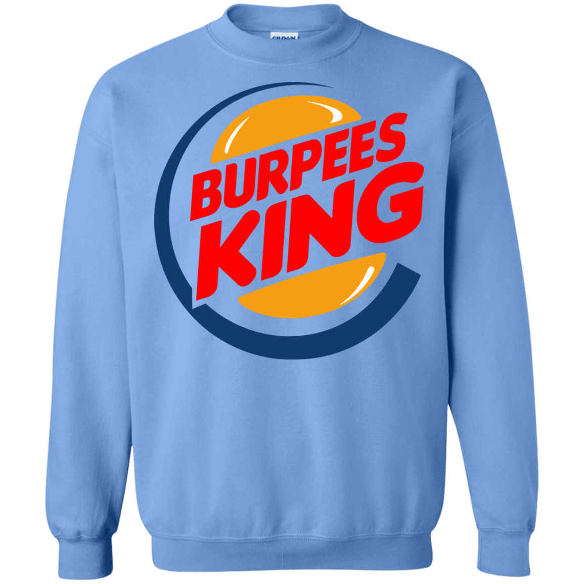 Sweatshirts Carolina Blue / Small Burpees King Crewneck Sweatshirt