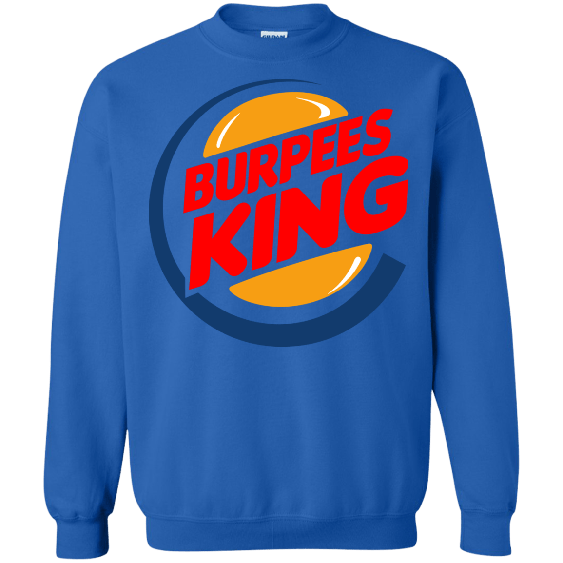 Sweatshirts Royal / Small Burpees King Crewneck Sweatshirt