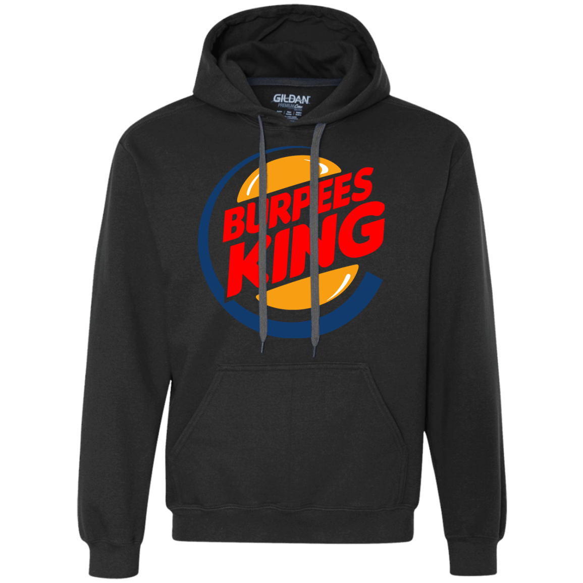Sweatshirts Black / Small Burpees King Premium Fleece Hoodie