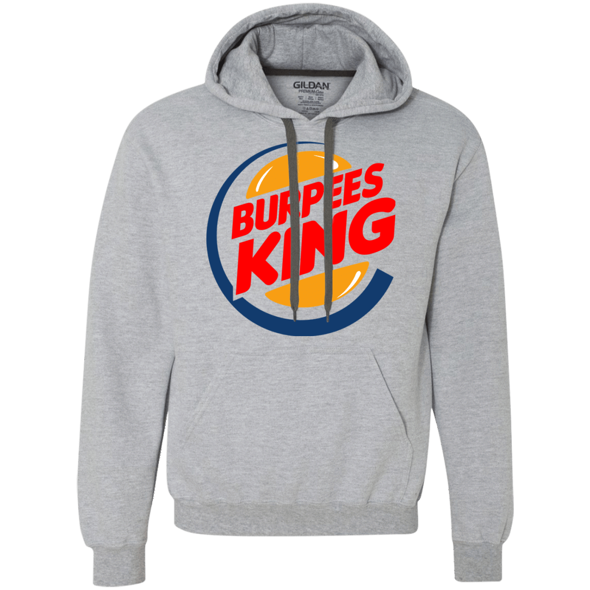Sweatshirts Sport Grey / Small Burpees King Premium Fleece Hoodie