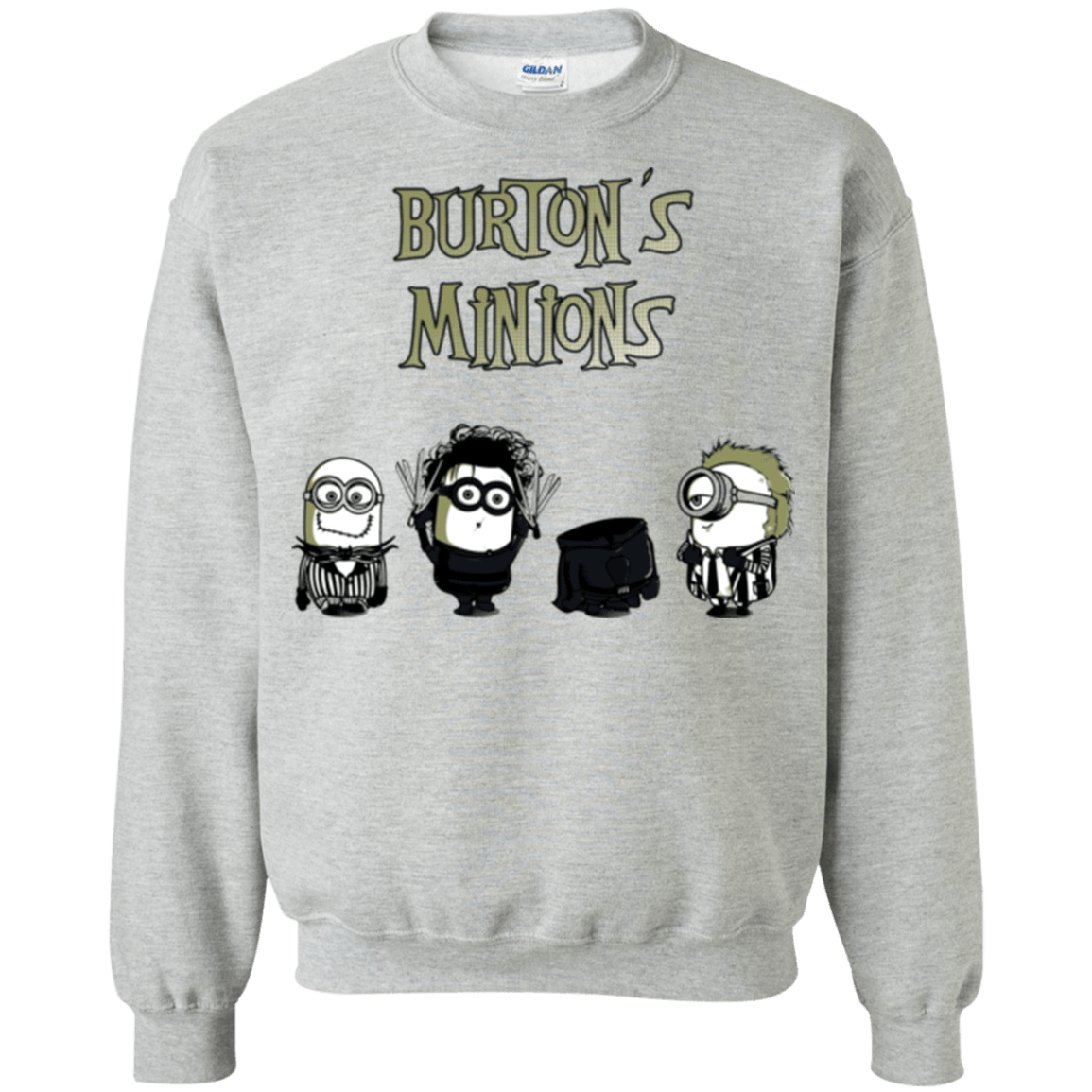 Sweatshirts Sport Grey / Small Burton's Minions Crewneck Sweatshirt