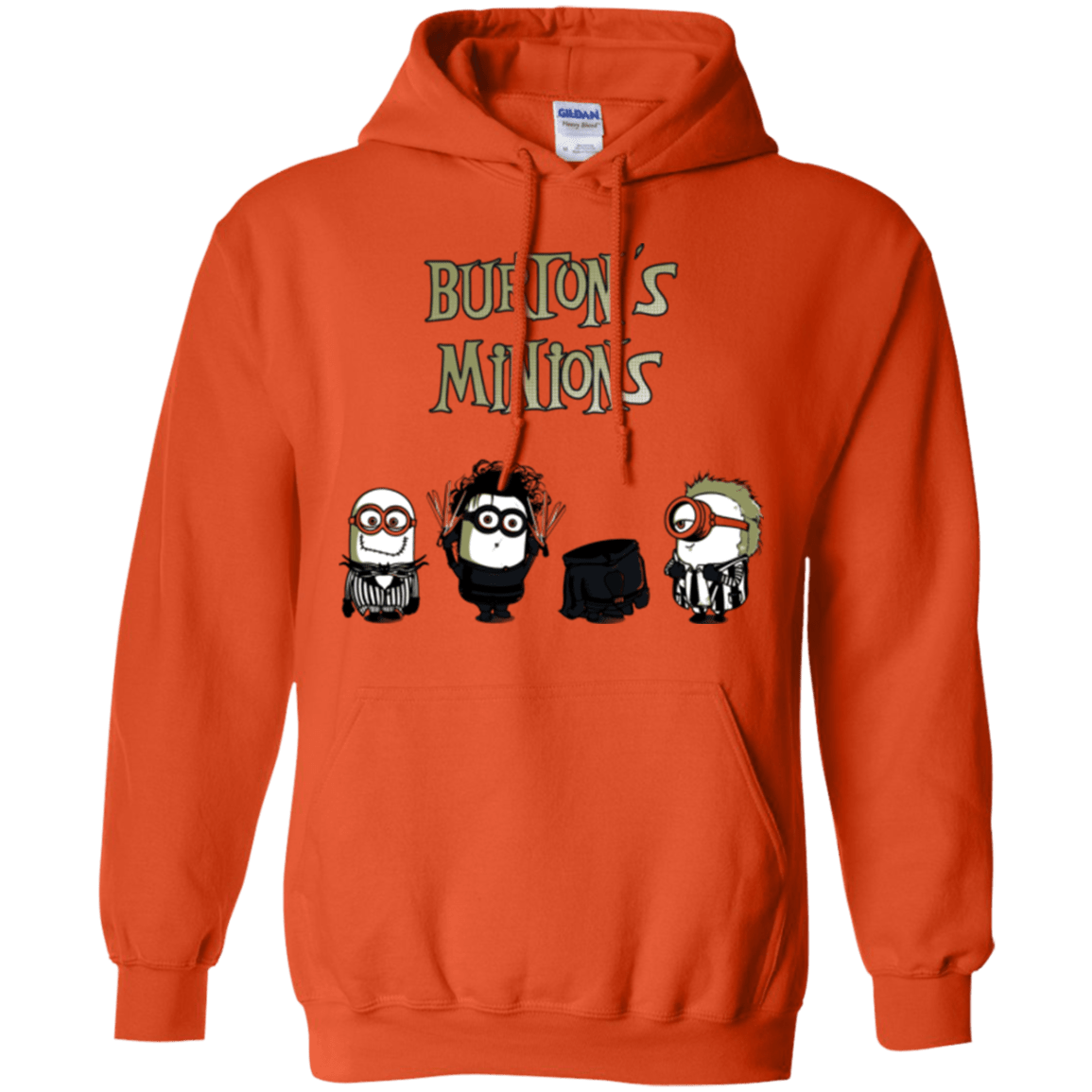 Sweatshirts Orange / Small Burton's Minions Pullover Hoodie