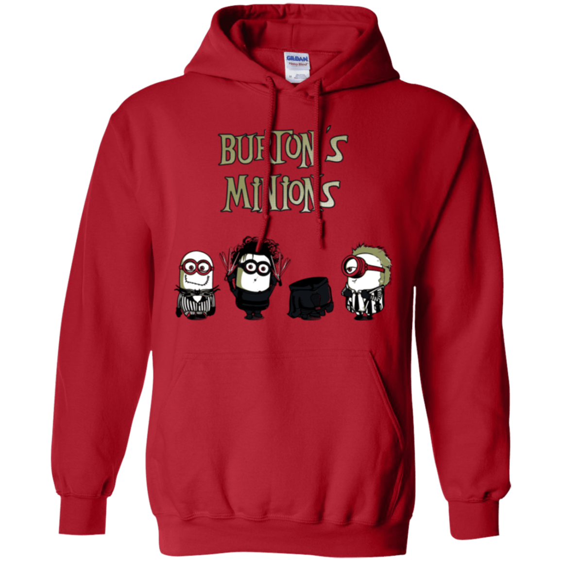 Sweatshirts Red / Small Burton's Minions Pullover Hoodie
