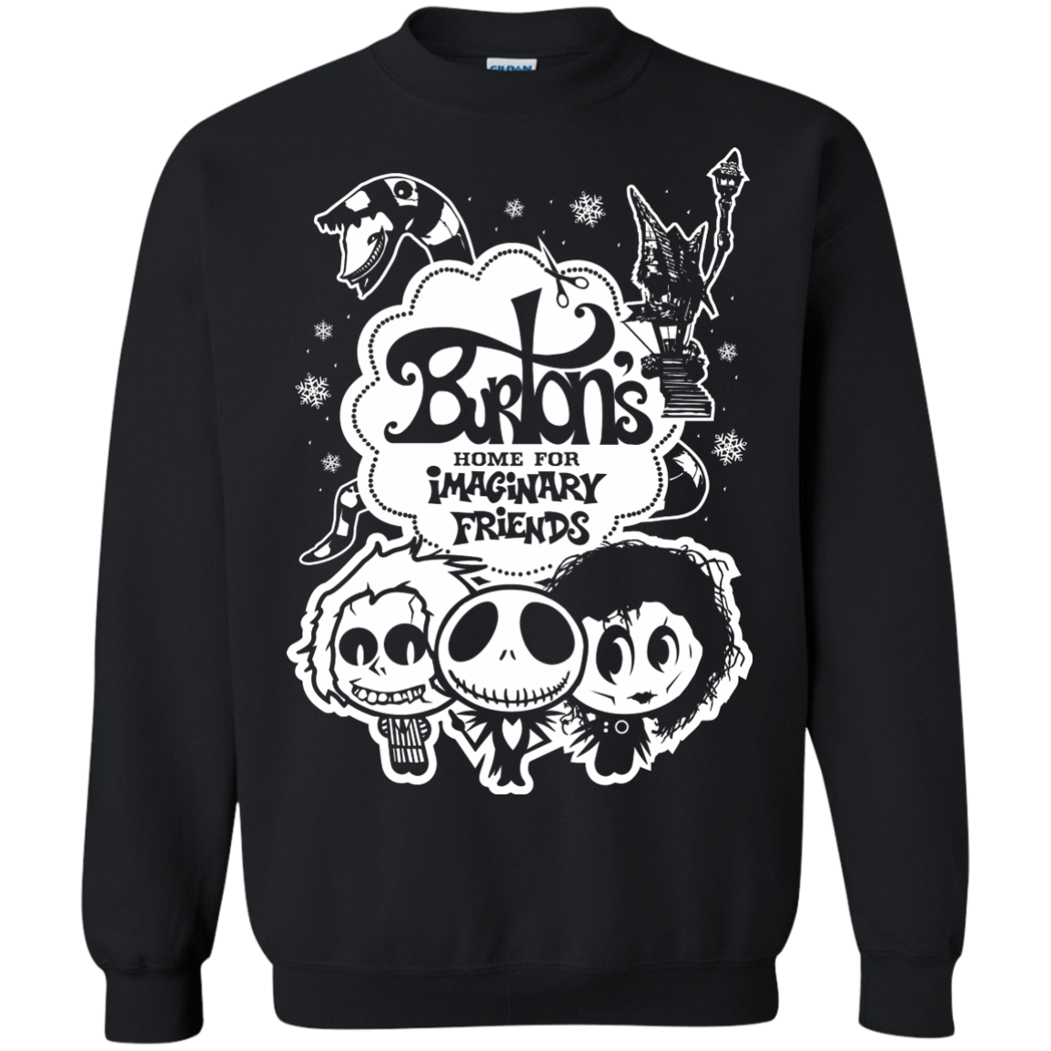 Sweatshirts Black / Small Burtons Imaginary Friends Crewneck Sweatshirt