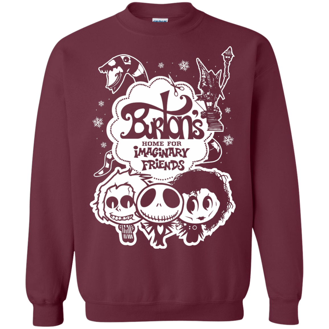 Sweatshirts Maroon / Small Burtons Imaginary Friends Crewneck Sweatshirt