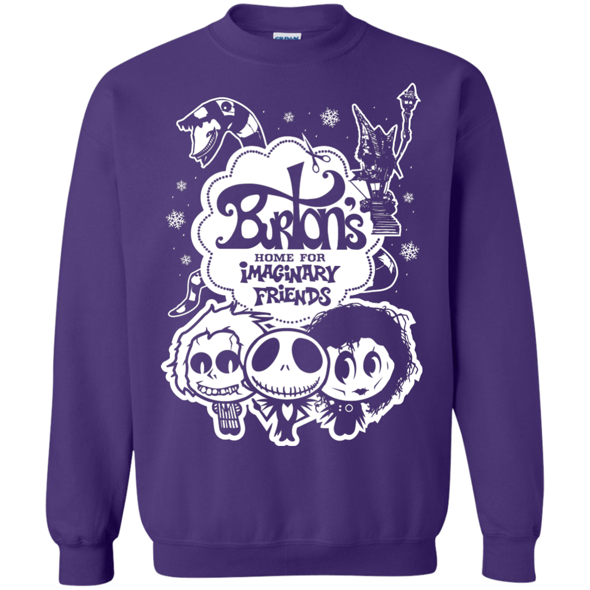 Sweatshirts Purple / Small Burtons Imaginary Friends Crewneck Sweatshirt