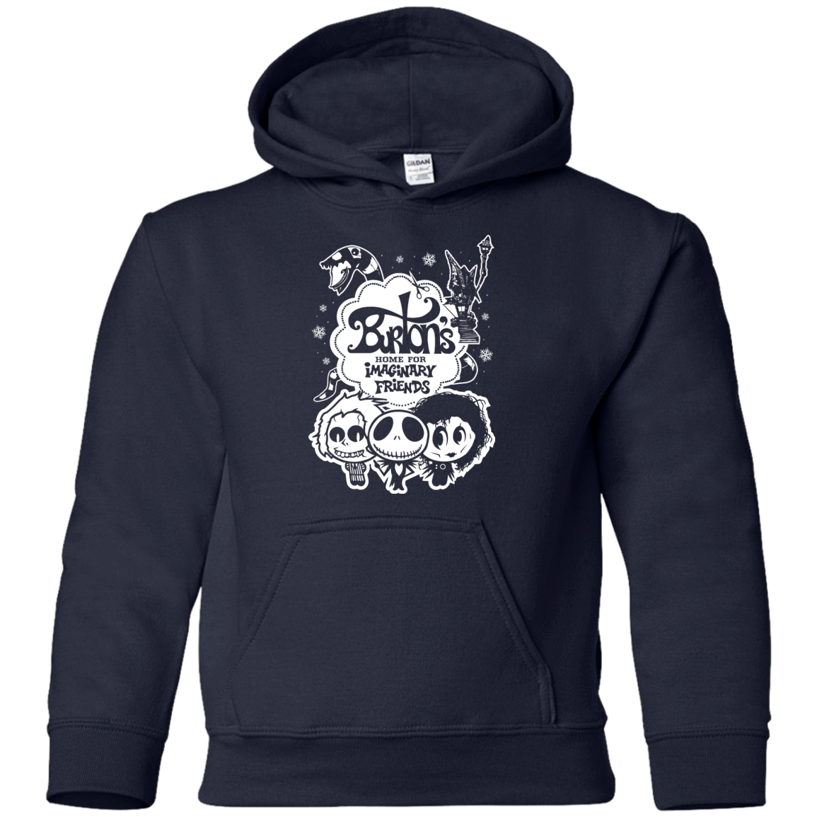 Sweatshirts Navy / YS Burtons Imaginary Friends Youth Hoodie
