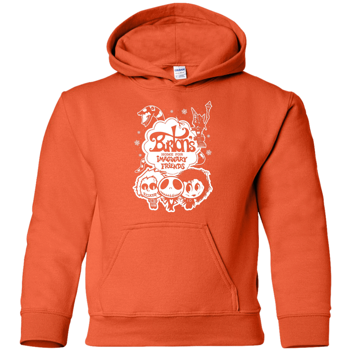 Sweatshirts Orange / YS Burtons Imaginary Friends Youth Hoodie