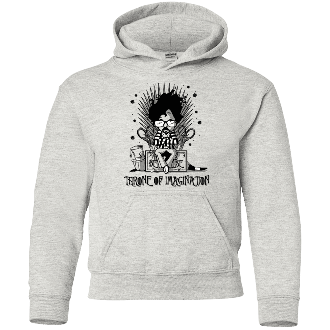 Sweatshirts Ash / YS Burtons Iron Throne Youth Hoodie