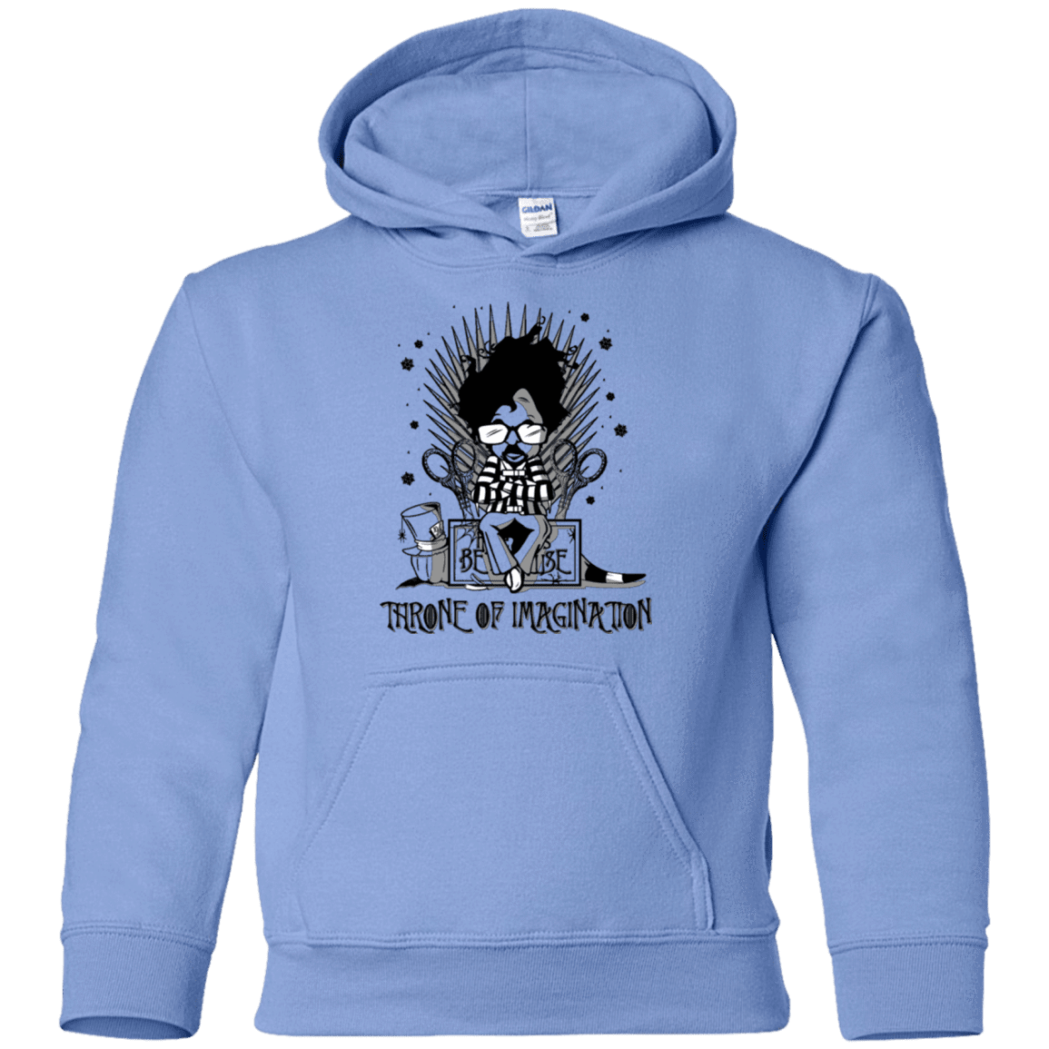 Sweatshirts Carolina Blue / YS Burtons Iron Throne Youth Hoodie