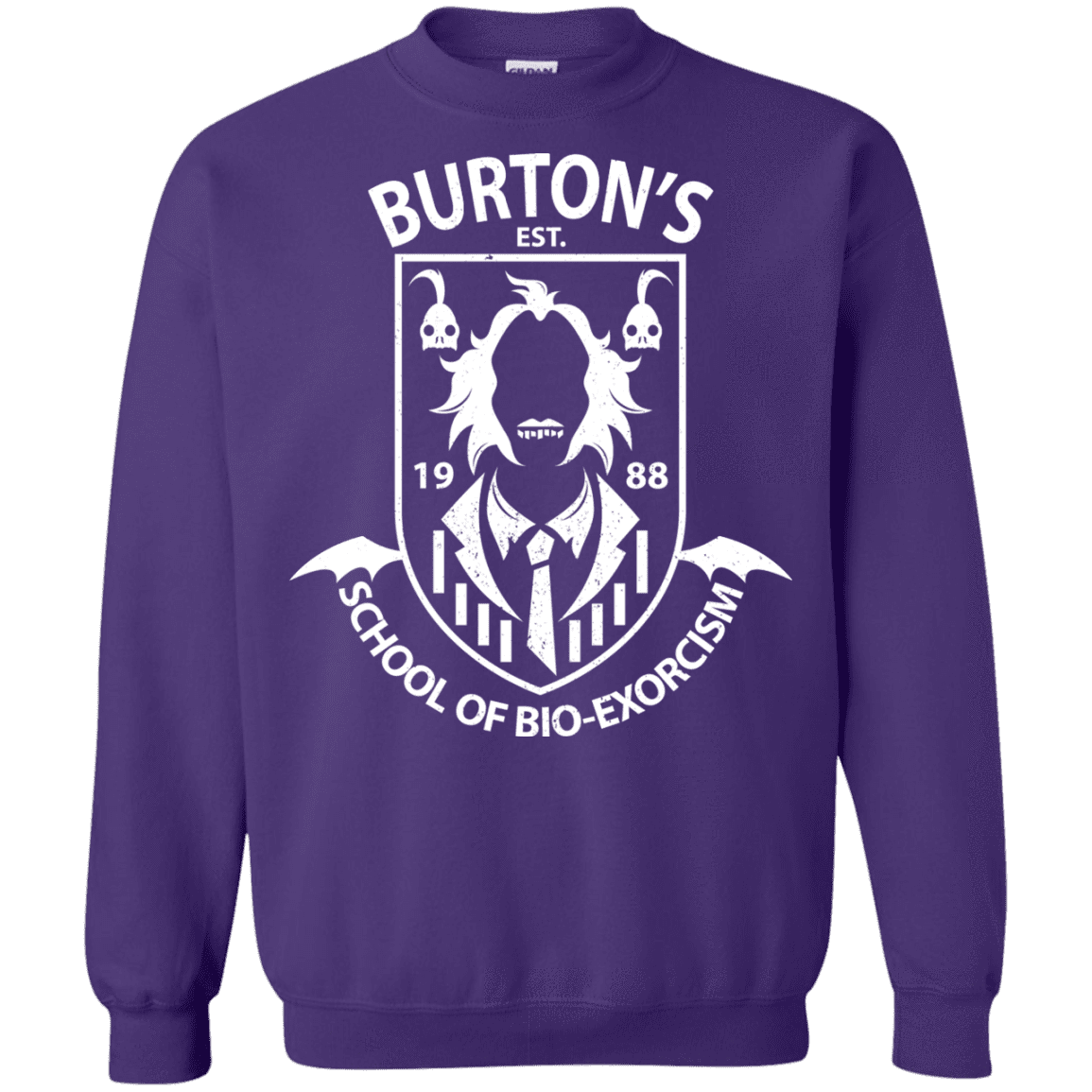 Sweatshirts Purple / Small Burtons School of Bio Exorcism Crewneck Sweatshirt
