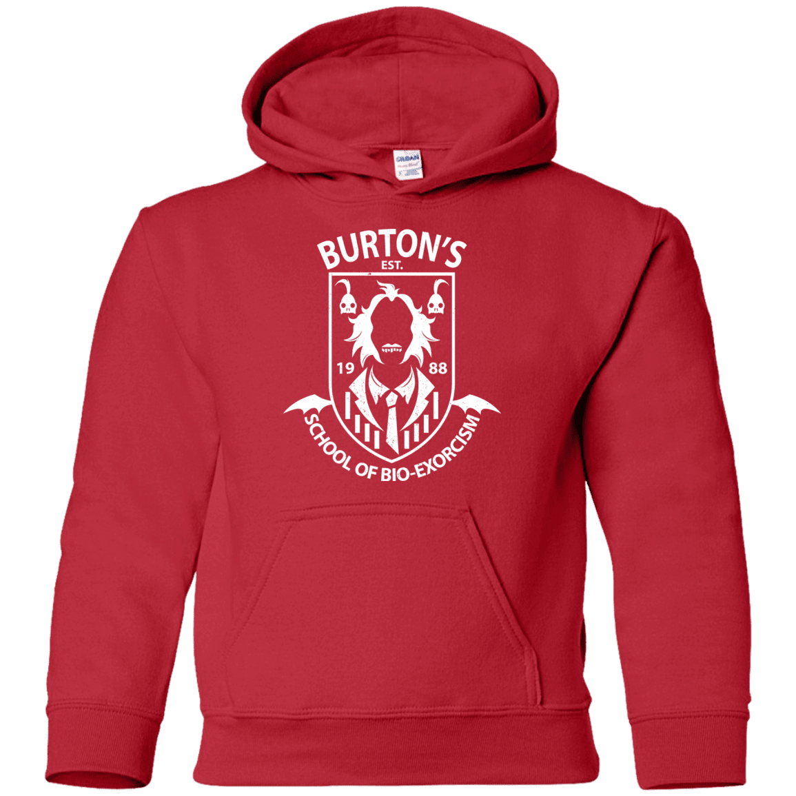 Sweatshirts Red / YS Burtons School of Bio Exorcism Youth Hoodie
