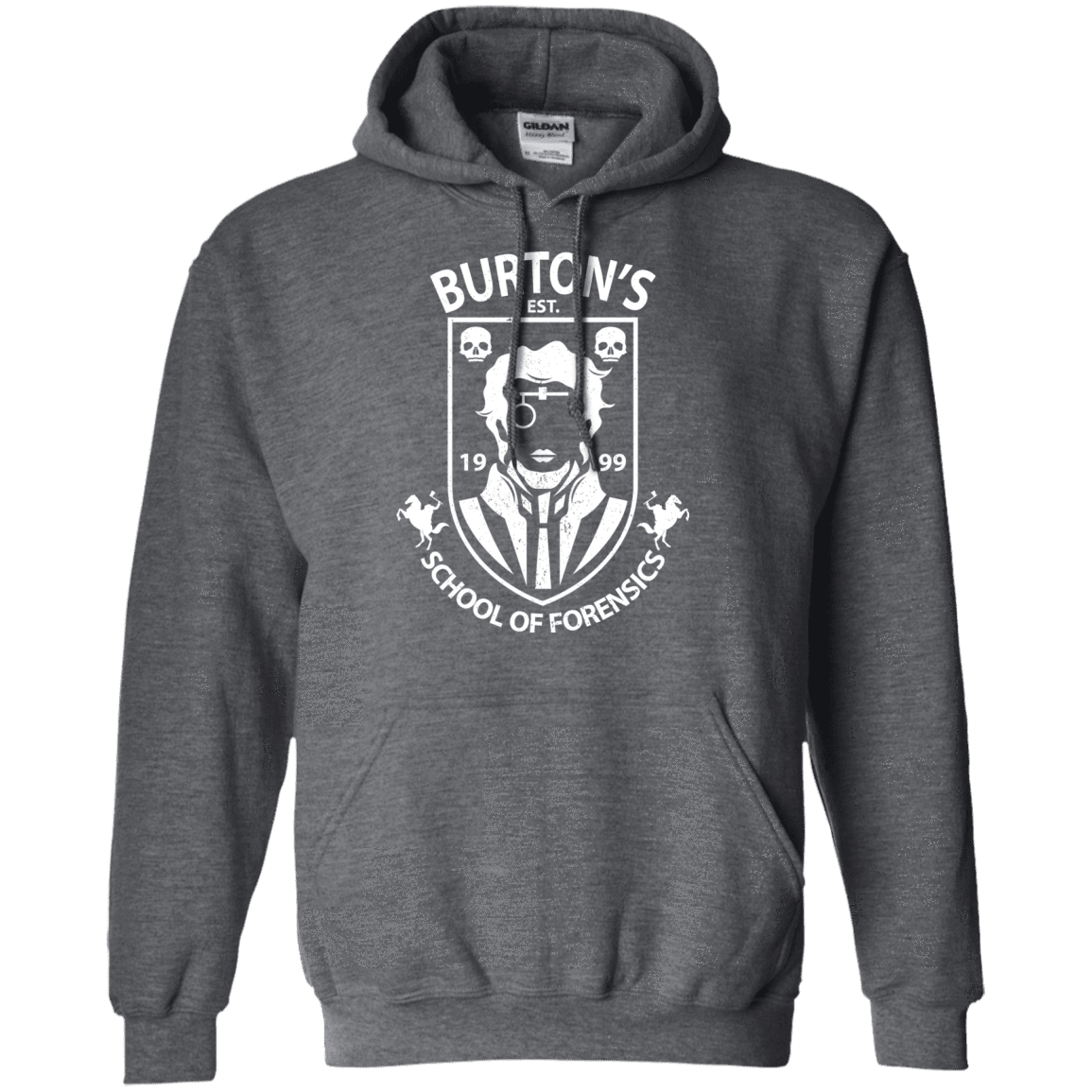 Sweatshirts Dark Heather / Small Burtons School of Forensics Pullover Hoodie