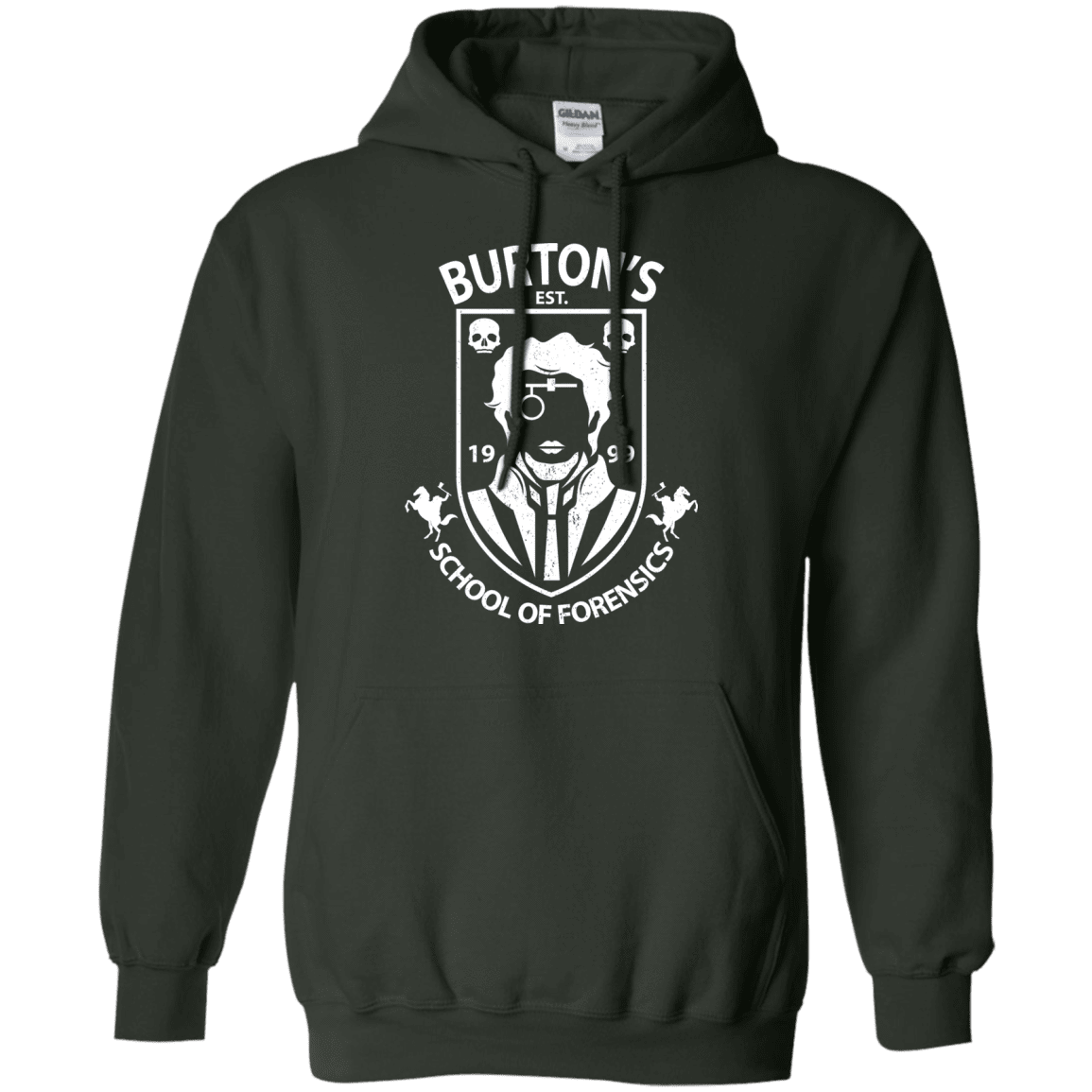Sweatshirts Forest Green / Small Burtons School of Forensics Pullover Hoodie