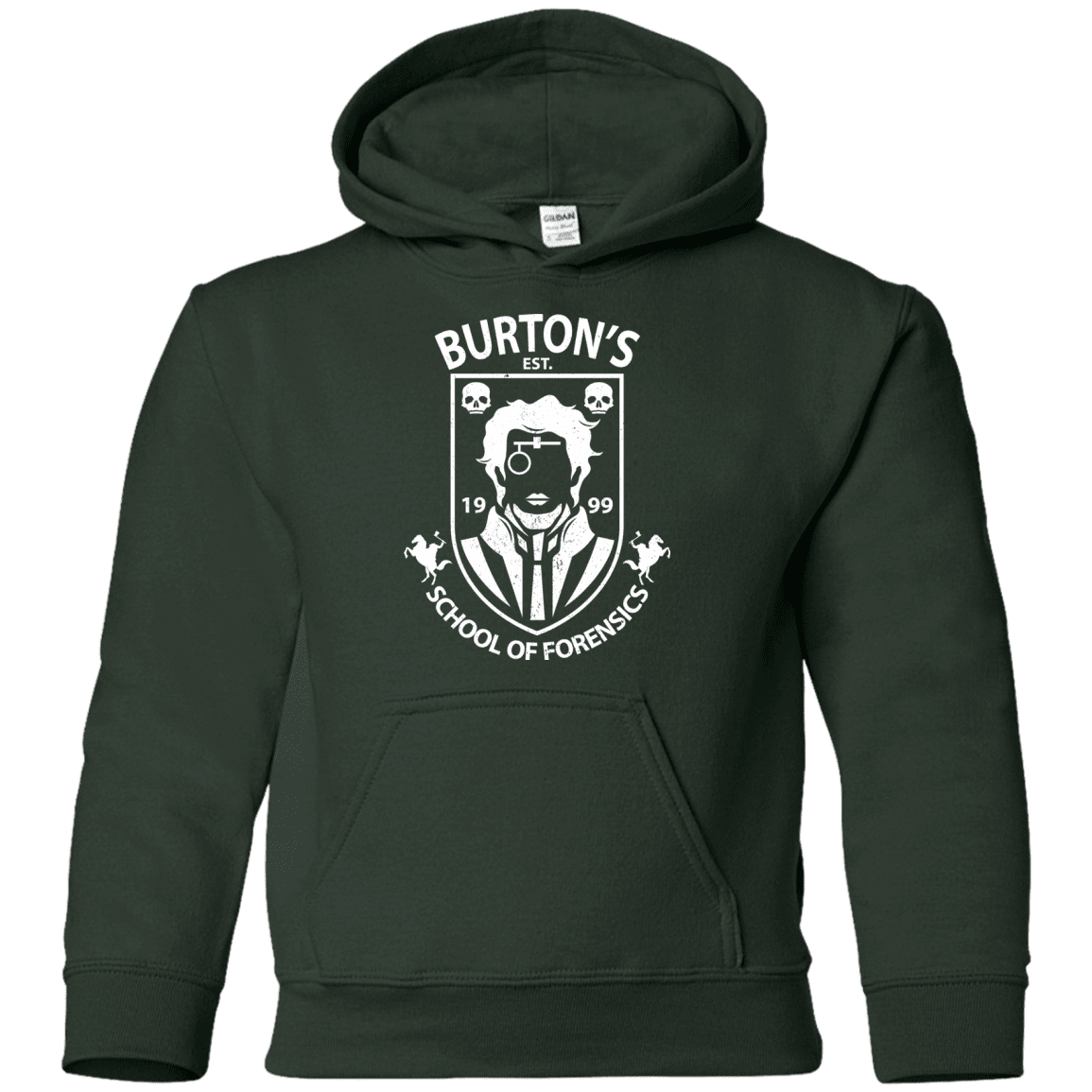 Sweatshirts Forest Green / YS Burtons School of Forensics Youth Hoodie