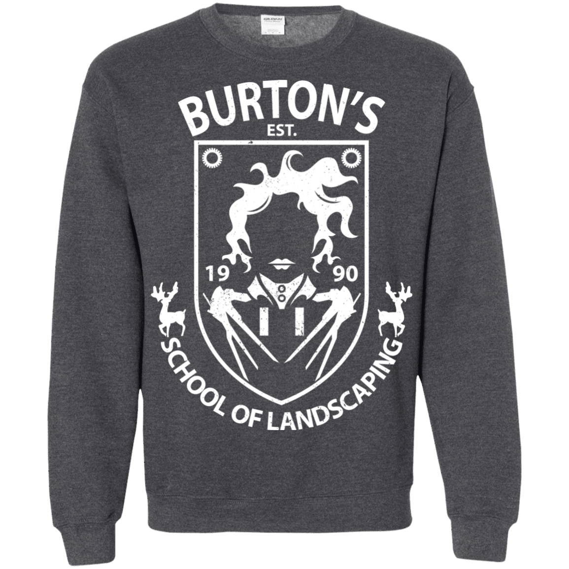 Sweatshirts Dark Heather / Small Burtons School of Landscaping Crewneck Sweatshirt