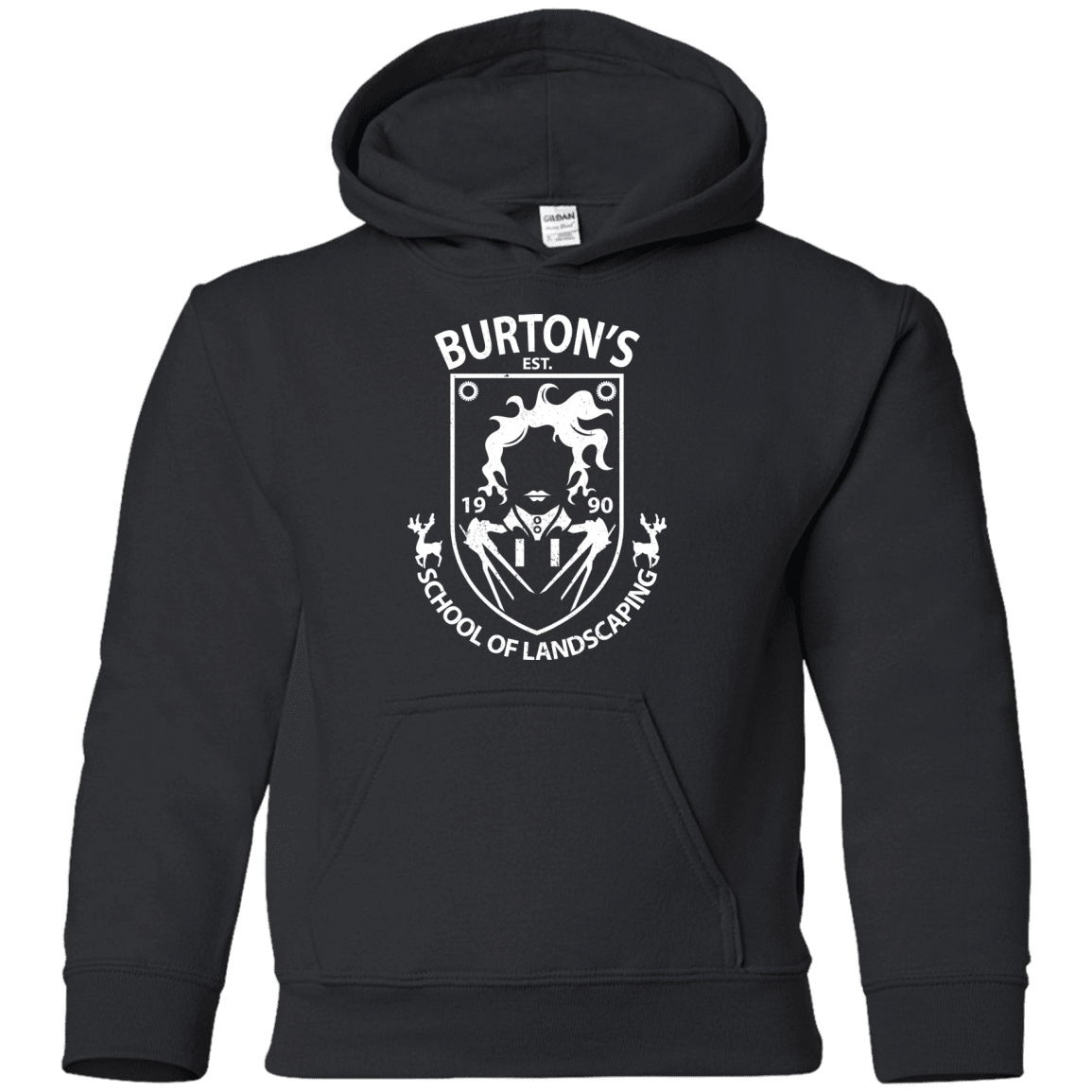 Sweatshirts Black / YS Burtons School of Landscaping Youth Hoodie