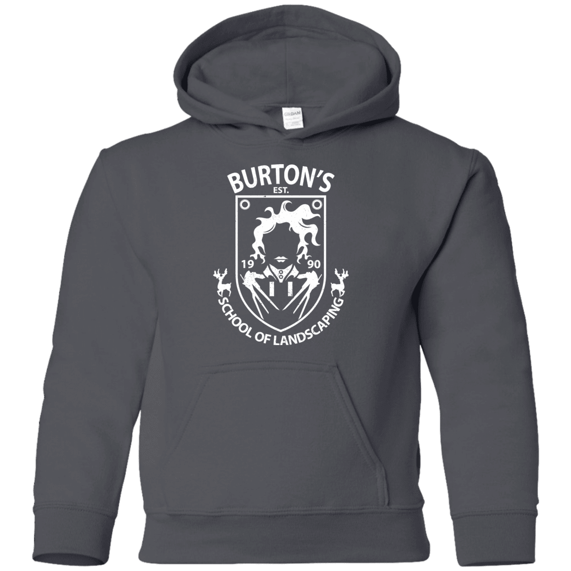 Sweatshirts Charcoal / YS Burtons School of Landscaping Youth Hoodie
