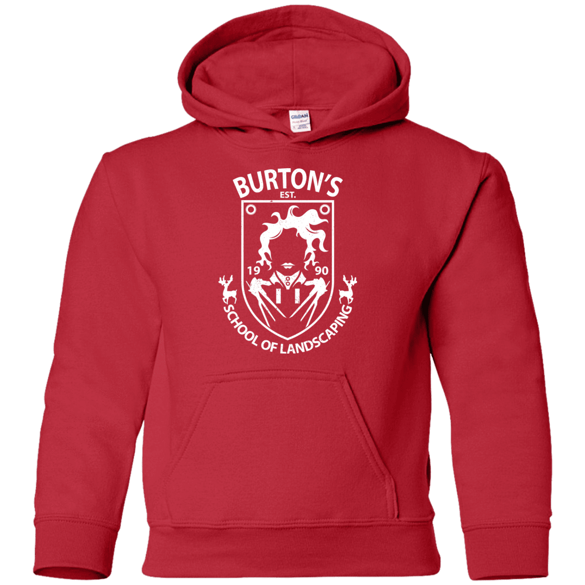 Sweatshirts Red / YS Burtons School of Landscaping Youth Hoodie