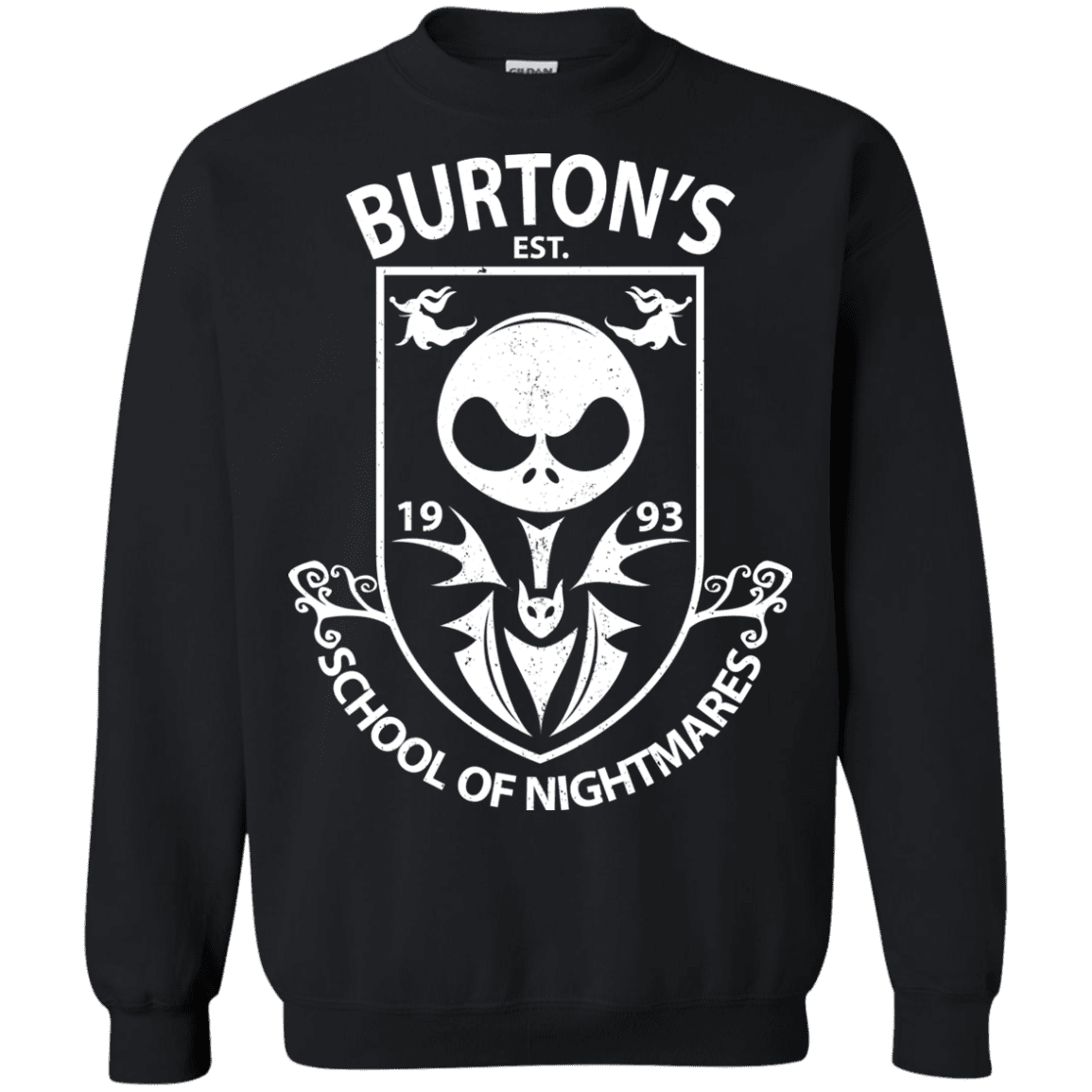 Sweatshirts Black / Small Burtons School of Nightmares Crewneck Sweatshirt