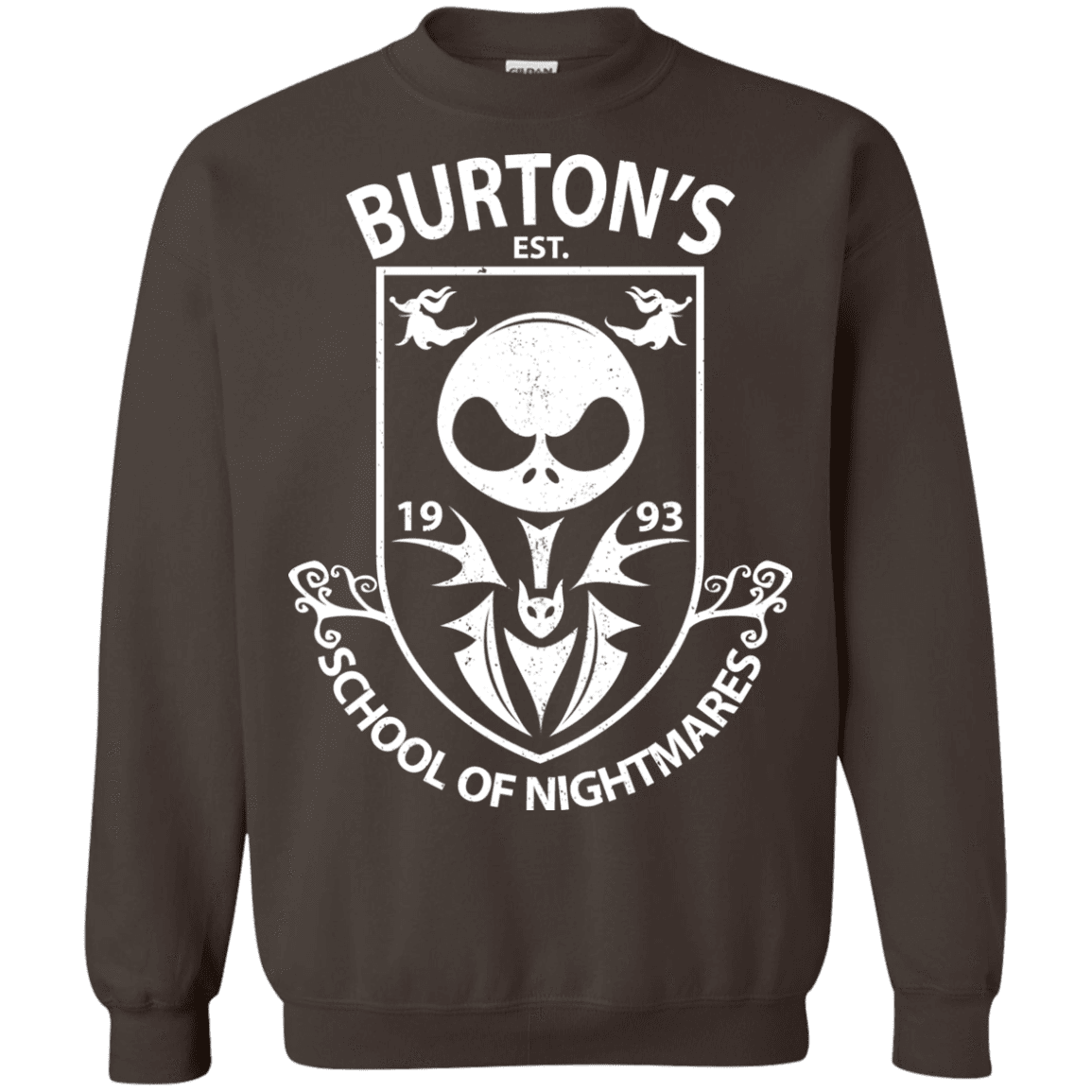 Sweatshirts Dark Chocolate / Small Burtons School of Nightmares Crewneck Sweatshirt