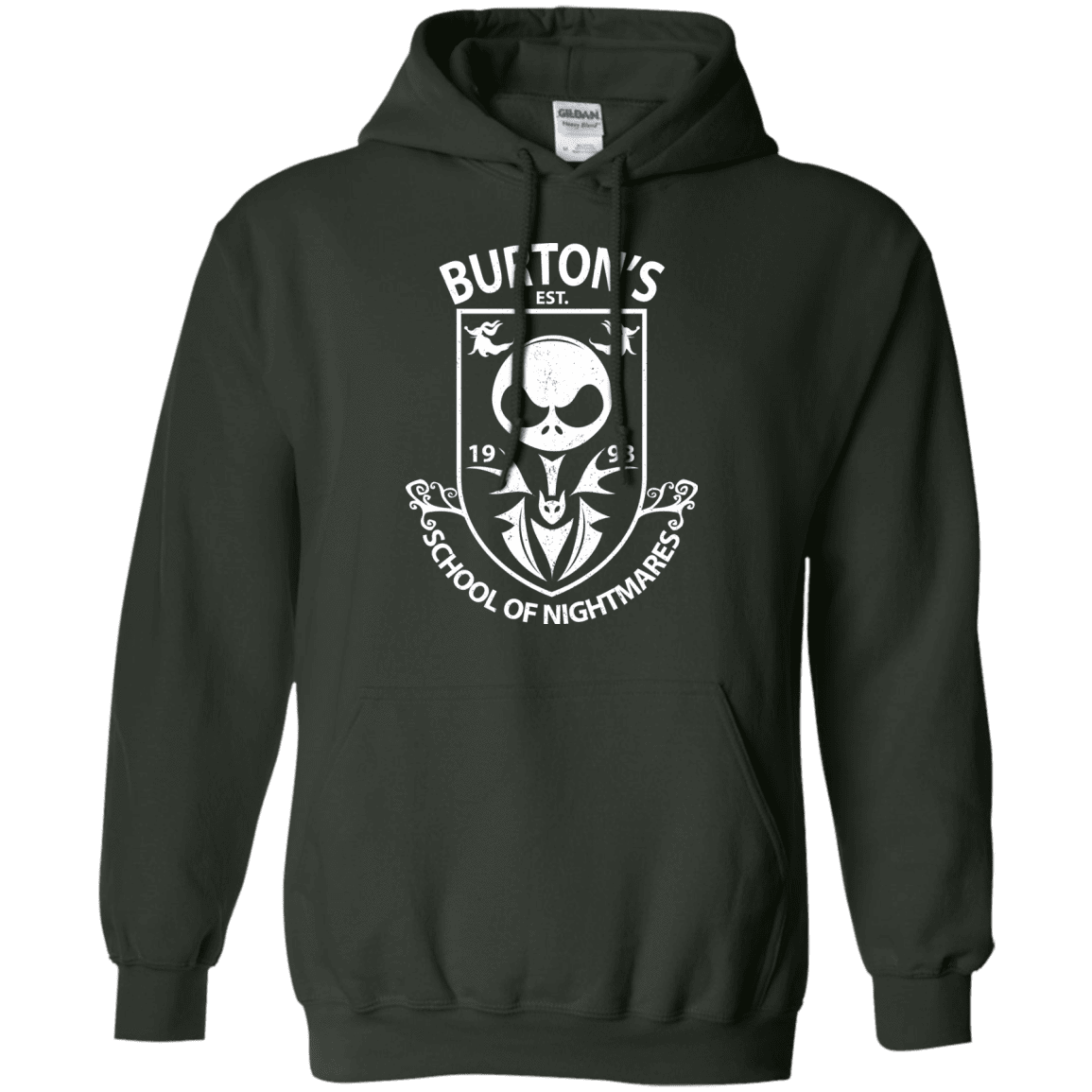 Sweatshirts Forest Green / Small Burtons School of Nightmares Pullover Hoodie