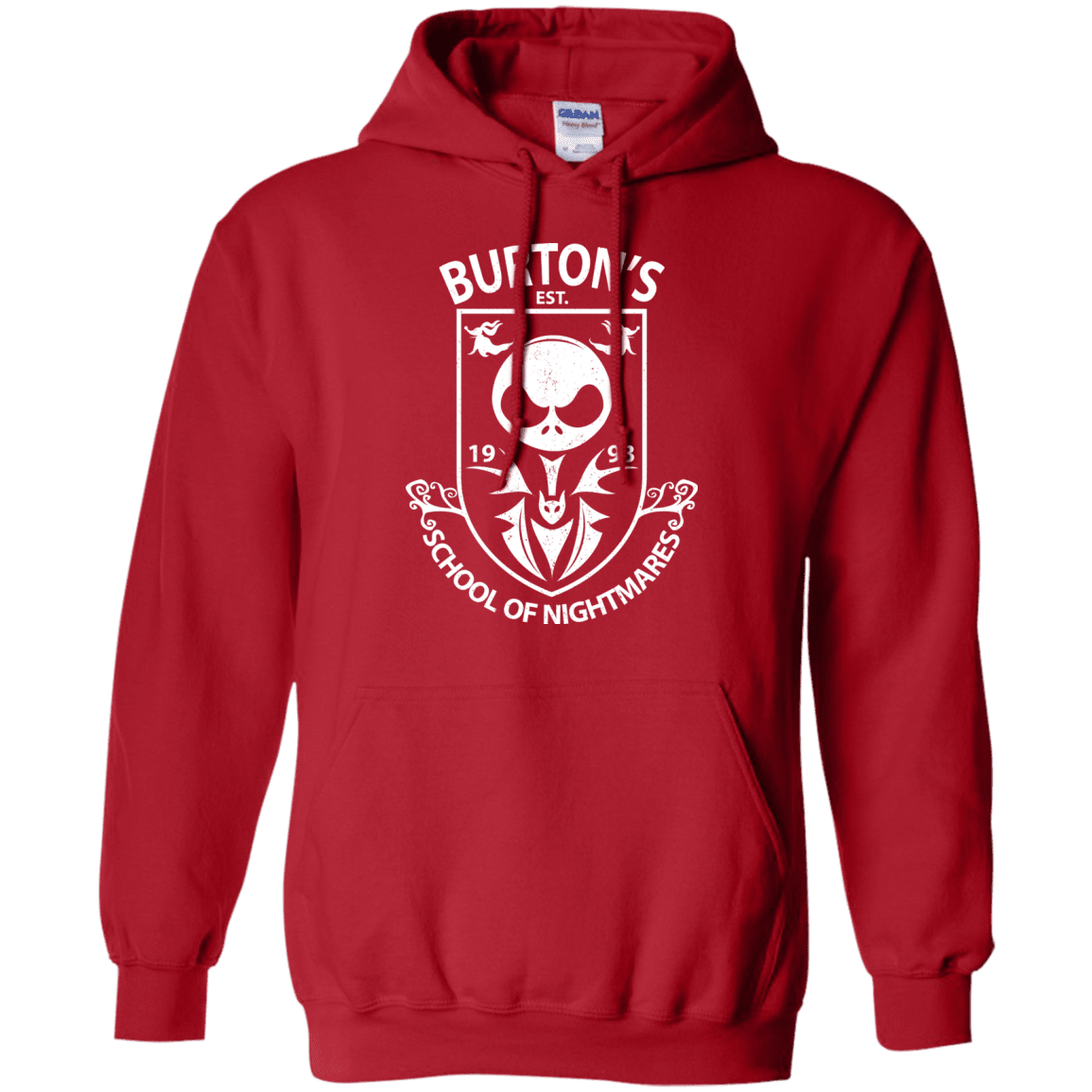 Sweatshirts Red / Small Burtons School of Nightmares Pullover Hoodie