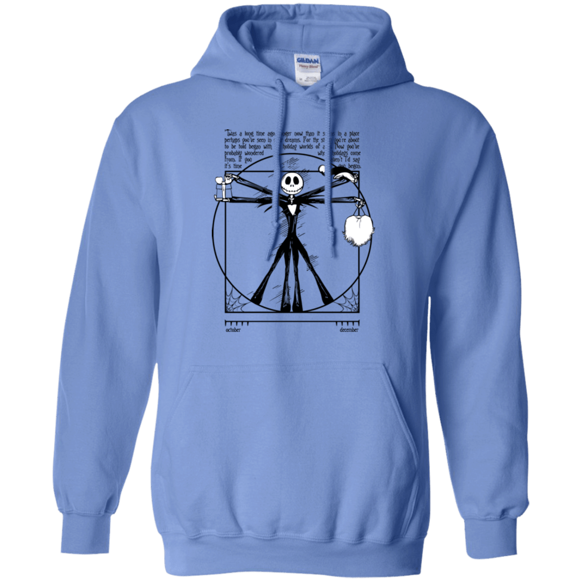Sweatshirts Carolina Blue / Small Burtruvian Man Pullover Hoodie
