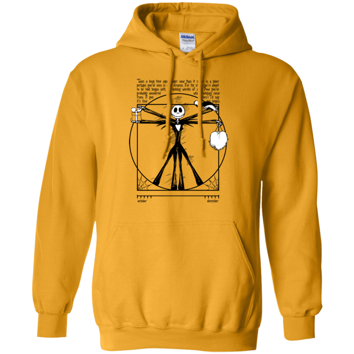 Sweatshirts Gold / Small Burtruvian Man Pullover Hoodie