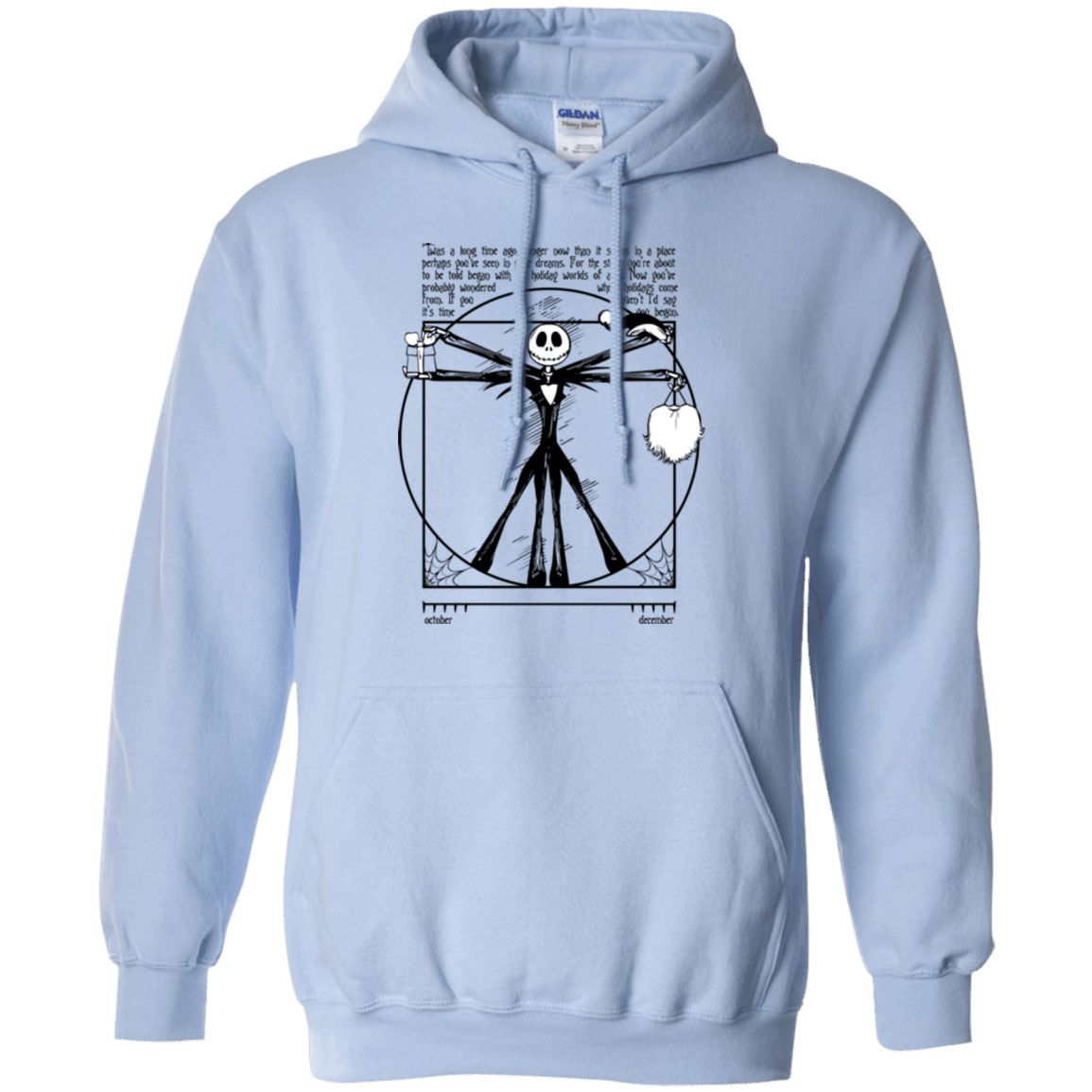 Sweatshirts Light Blue / Small Burtruvian Man Pullover Hoodie