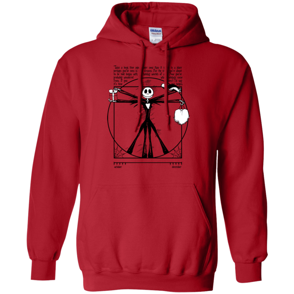 Sweatshirts Red / Small Burtruvian Man Pullover Hoodie